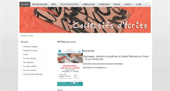 Desktop Screenshot of collectifsdecrits.org